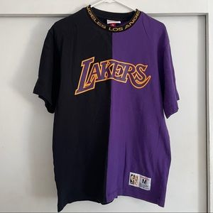 Mitchell & Ness purple NBA basketball LA Lakers tee M